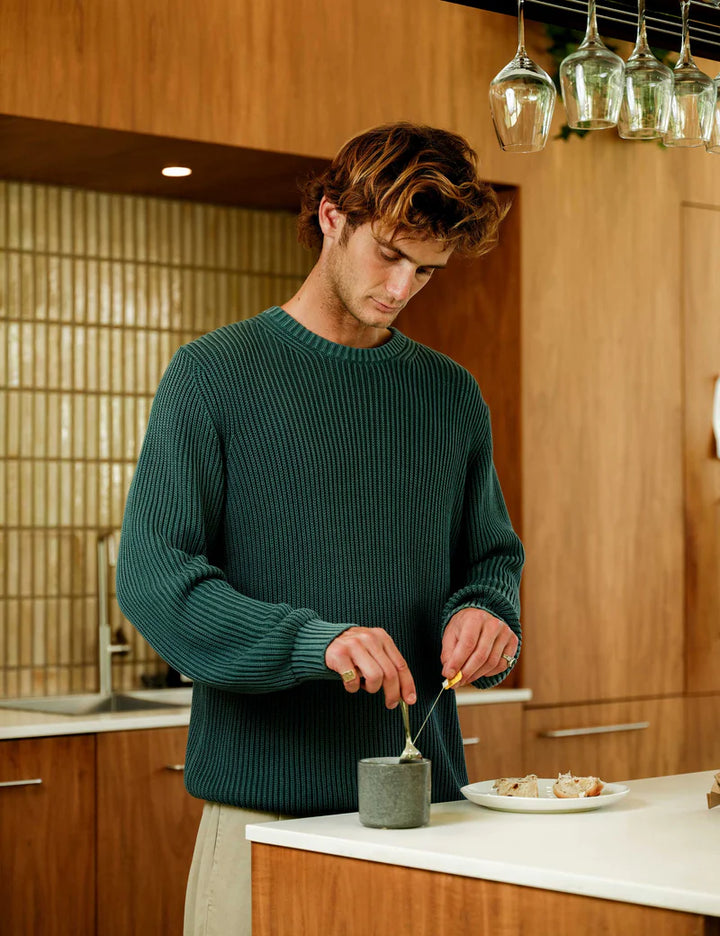 Simple | Fisher Knit | Petrol