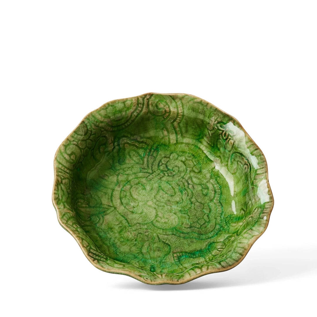 Arabesque Small Bowl | Seaweed