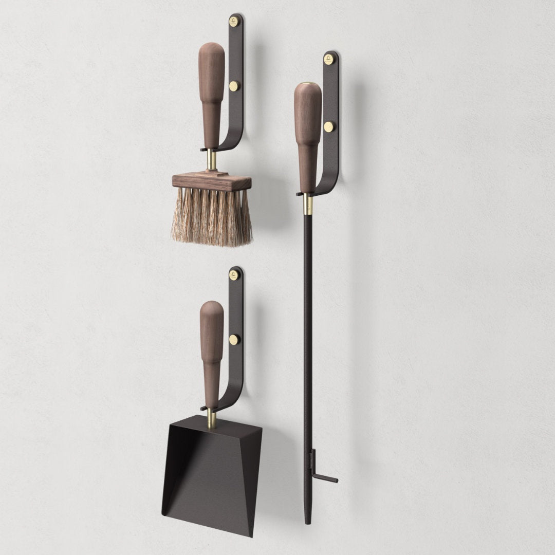 Eldvarm 5 PIECE Emma Wall Set | Classique Walnut