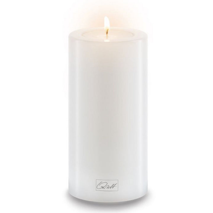 Qult Pillar Candle holder | White 6cm Diameter