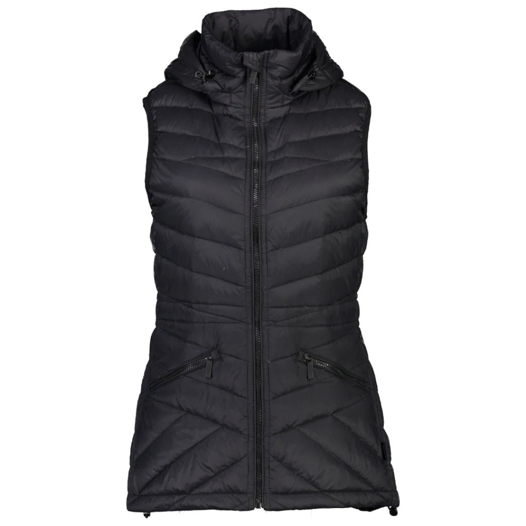 Moke | Mary Claire Packable Puffer Vest | Black