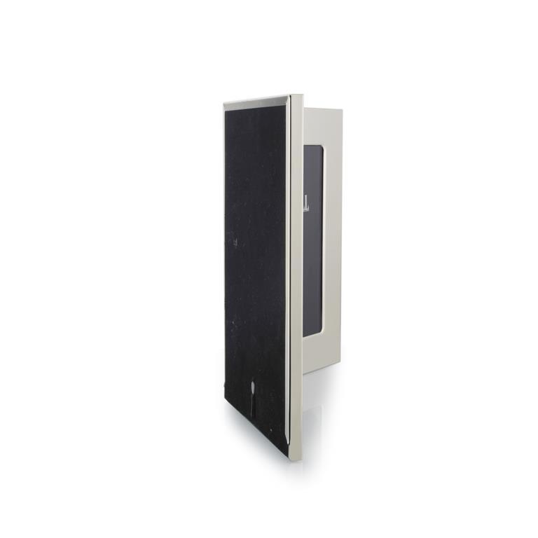 Plain Double Photo Frame | Silver Plate | 13x18cm