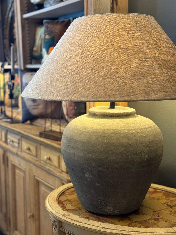 Figo Jug Lamp Base | Grey | W38 x H45cm