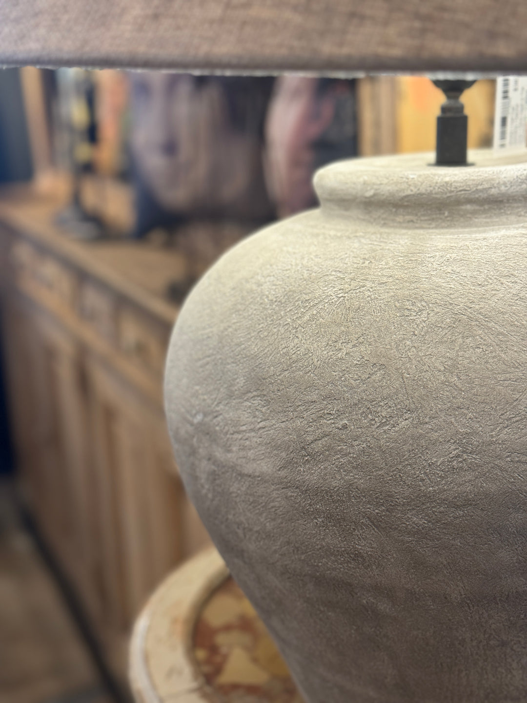 Figo Jug Lamp Base | White/Ecru | W38cm x H45cm