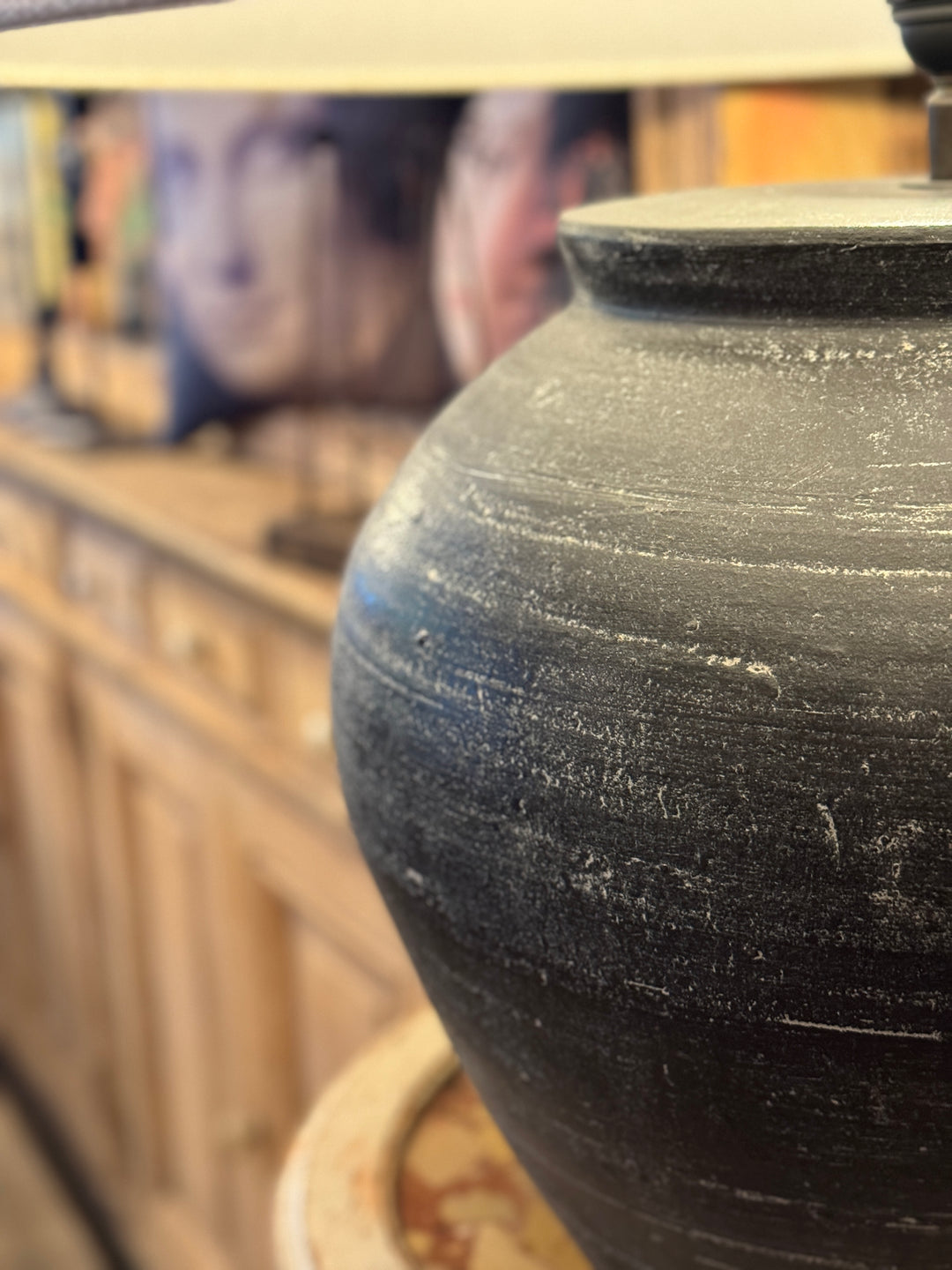 Disio Jug Table Lamp Base | Brown / Black | W39 x H49cm