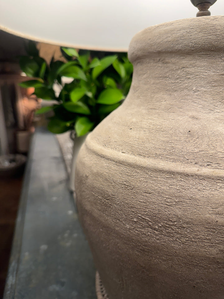 Hamo Ceramic Jug Lamp Base | Ecru  W30cm x H40cm