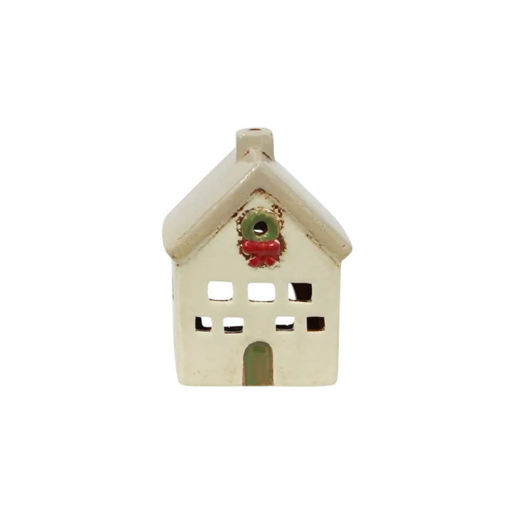 Alsace Tealight Ceramic Villa | Christmas Stone