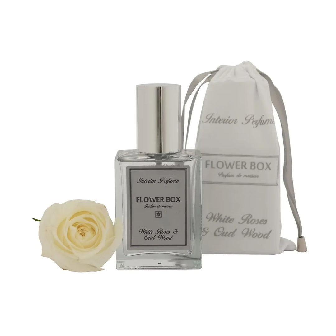 Flower Box | Interior Perfume | White Roses & Oud