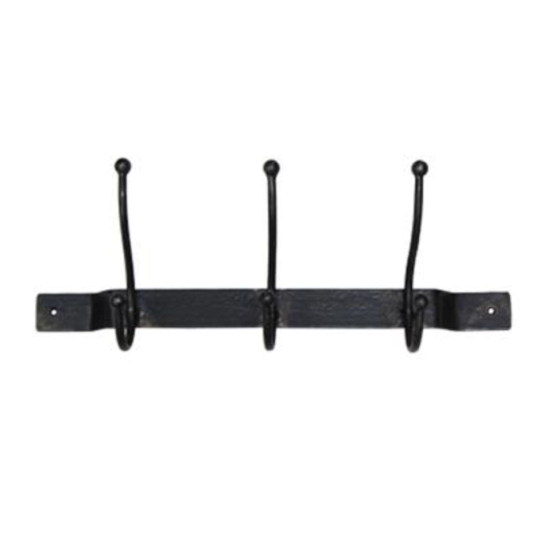3 Bar Old Metal Hook Rack - Suzie Anderson Home