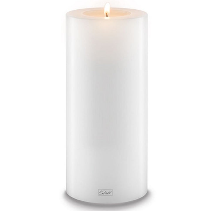 Qult Pillar Candle Holder | White 10cm Diameter | 3 Sizes Available