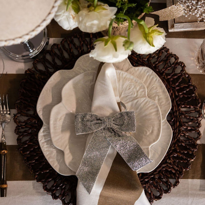 Mocha Stripe Cotton Napkins | SET OF 4