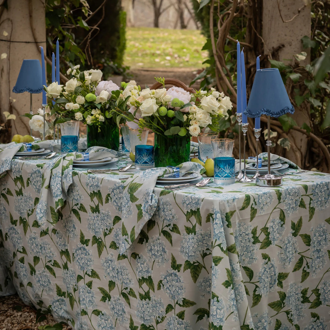 Blue Hydrangea Tablecloth | Medium | 3x1.6m