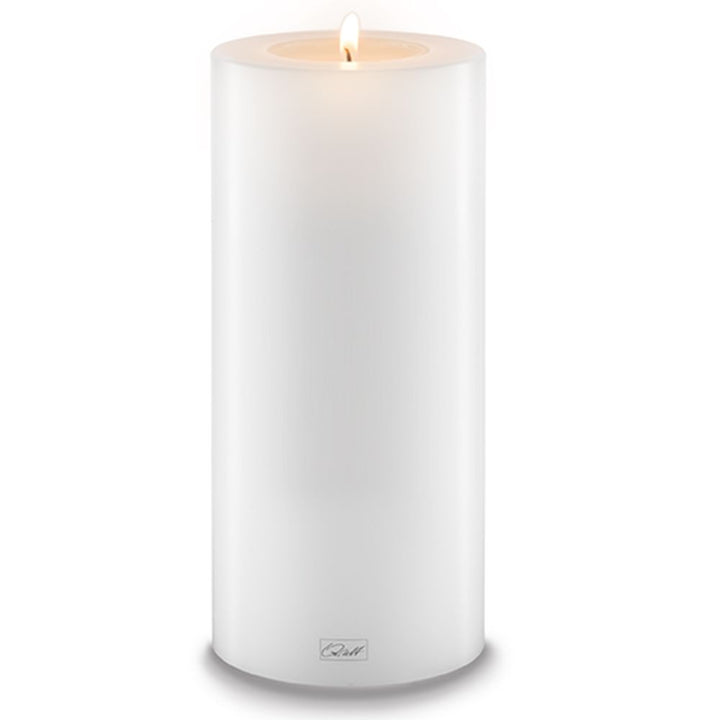 Qult White Pillar Candleholder | 12cm Diameter (3 sizes available)