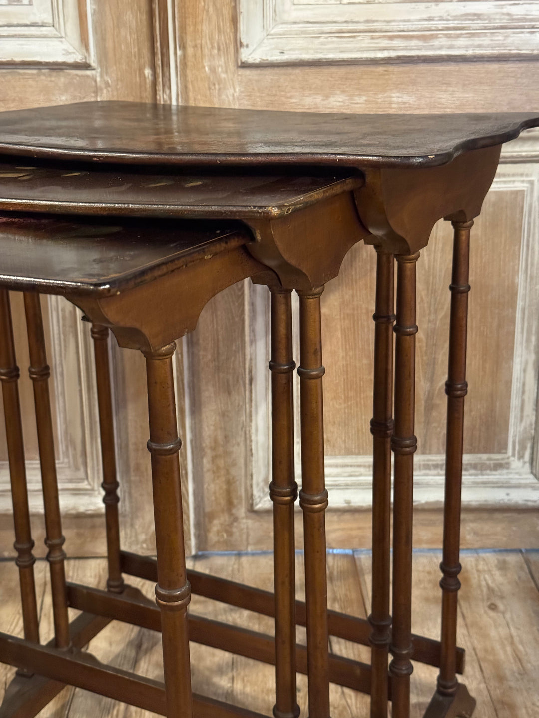 Floral Nesting Tables | Set of 3