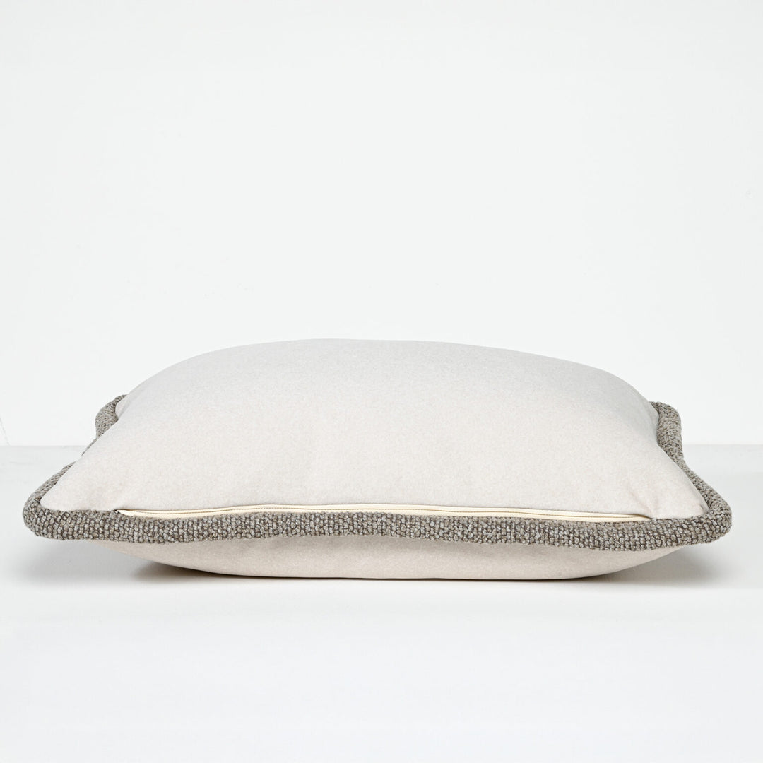 Cappucino Mohair Cushion & Insert | 35x57cm