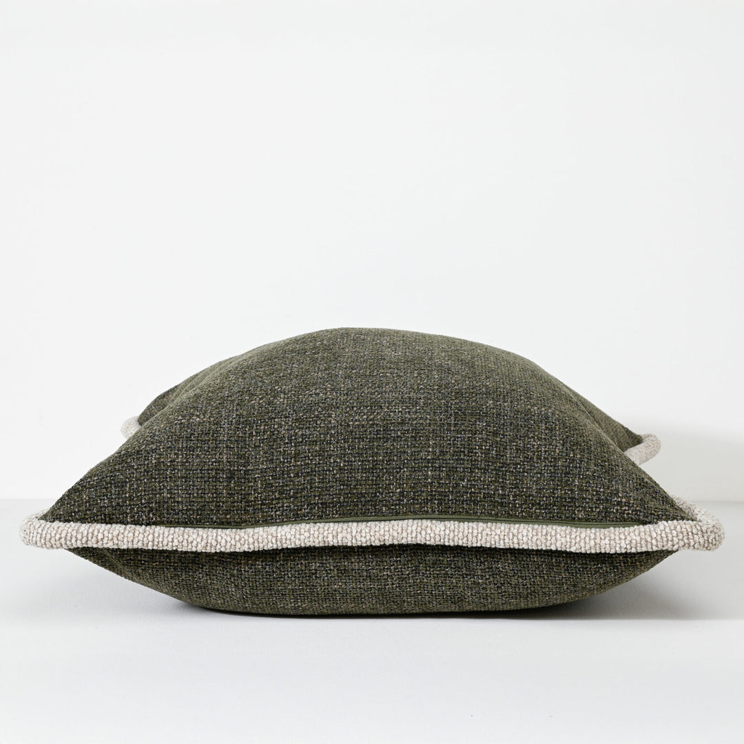 Woven Moss Cushion & Insert | 57x57cm