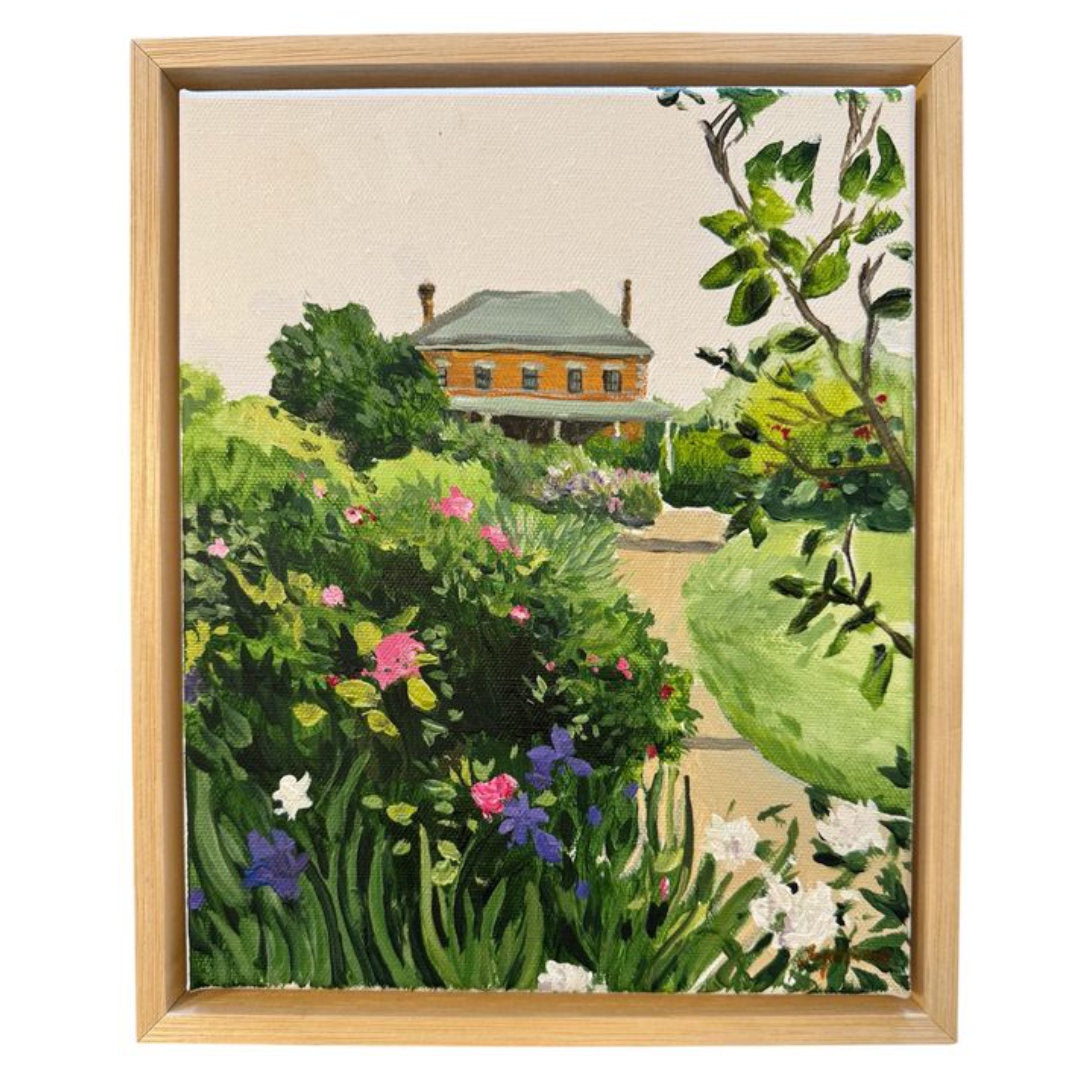 Harpers Mansion | Framed Acrylic on Canvas | 28 x 23cm | Jacqui Brown