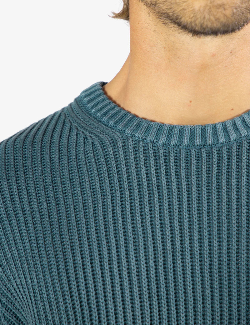 Simple | Fisher Knit | Petrol