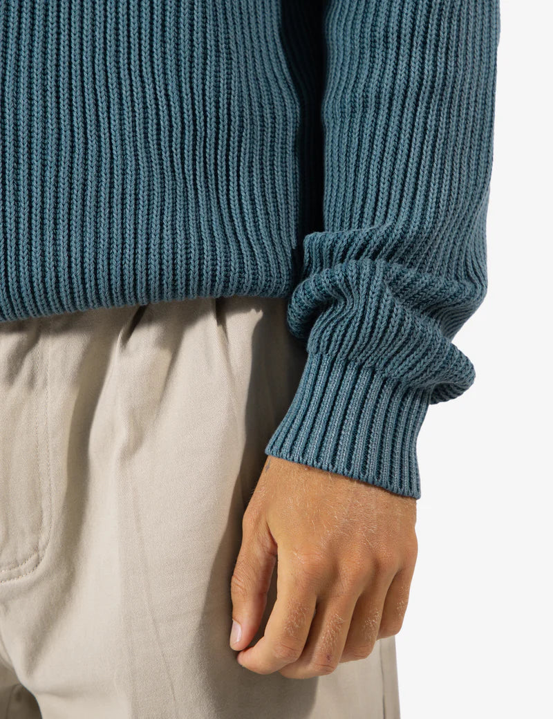 Simple | Fisher Knit | Petrol