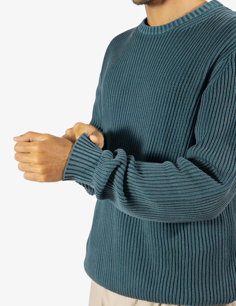 Simple | Fisher Knit | Petrol