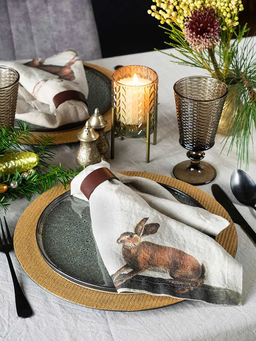 Wild Animals | Linen Napkin | SET OF 6