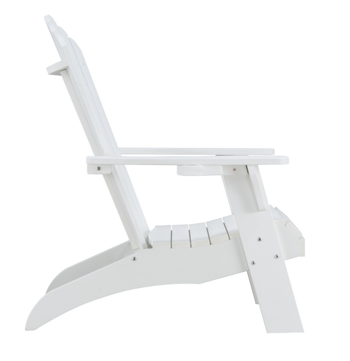 Hilltop Adirondack Armchair | Synthetic Recyclable Polymer | White