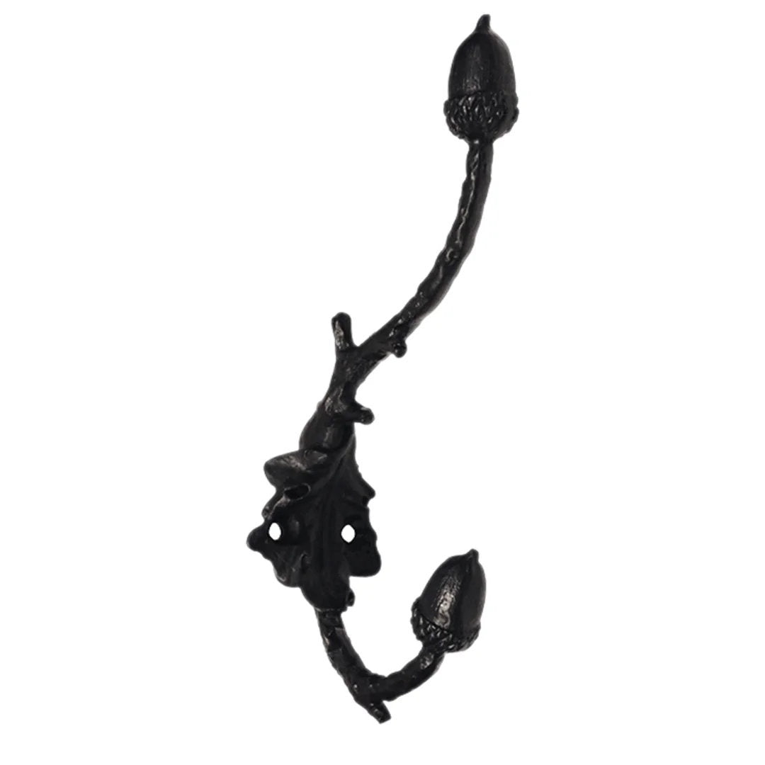 Acorn Hook | Brass | Dark Bronze / Black Finish