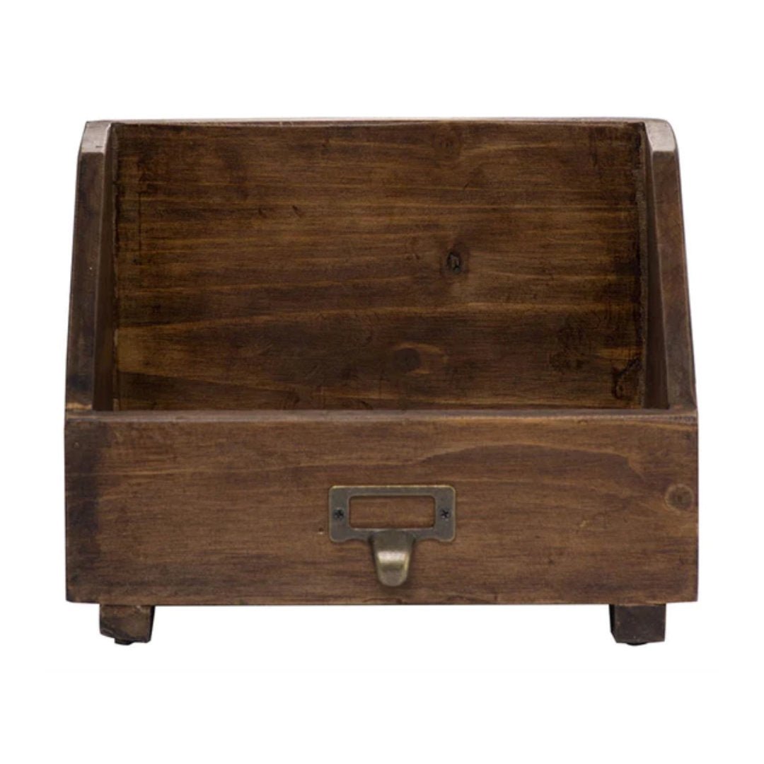 Amelia Single Tiered Timber Storage Box - Suzie Anderson Home
