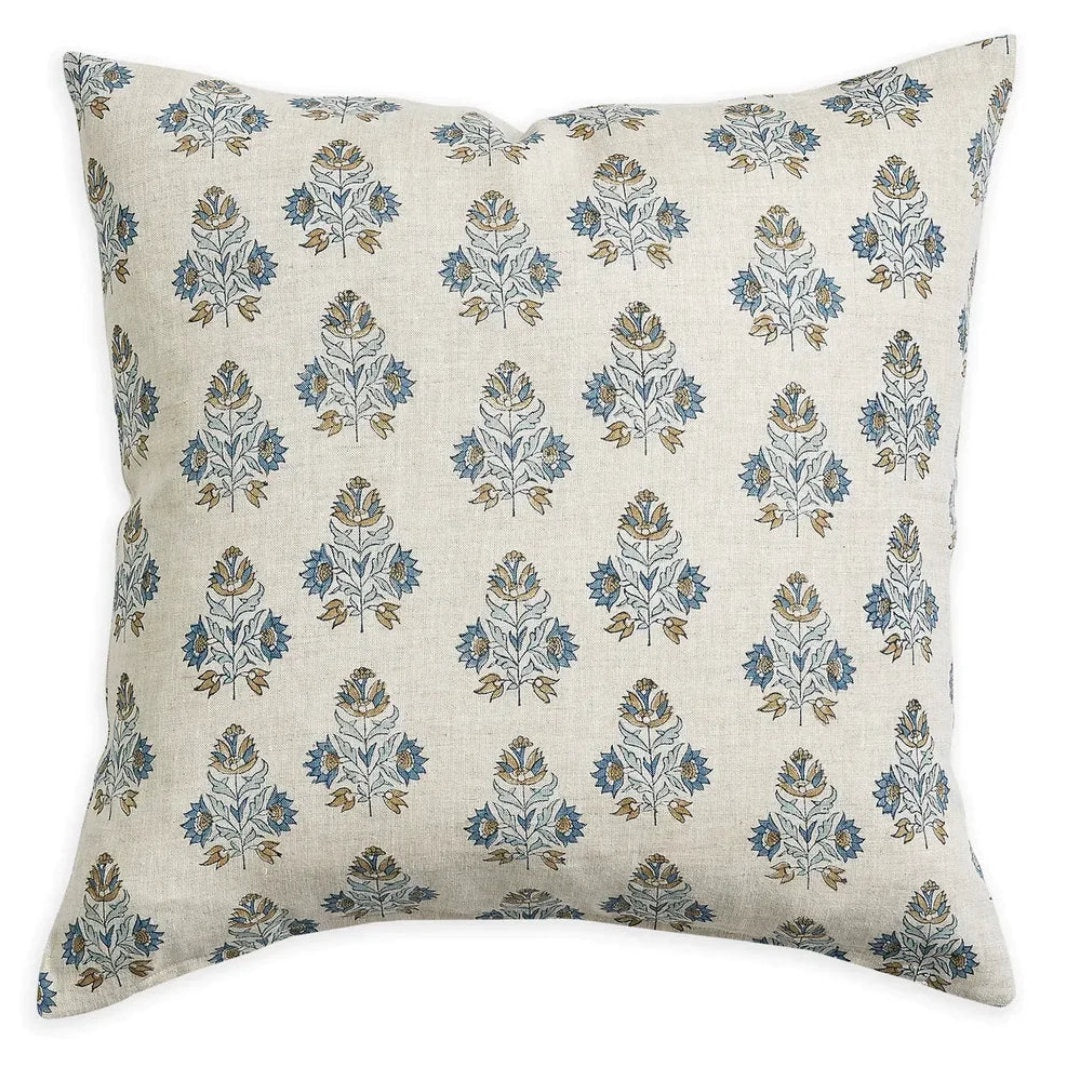 Ankara Fresh Azure Cushion & Insert | 55x55cm