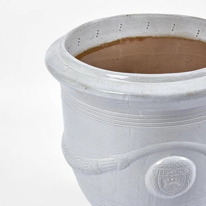 Anduze White Planter - Suzie Anderson Home