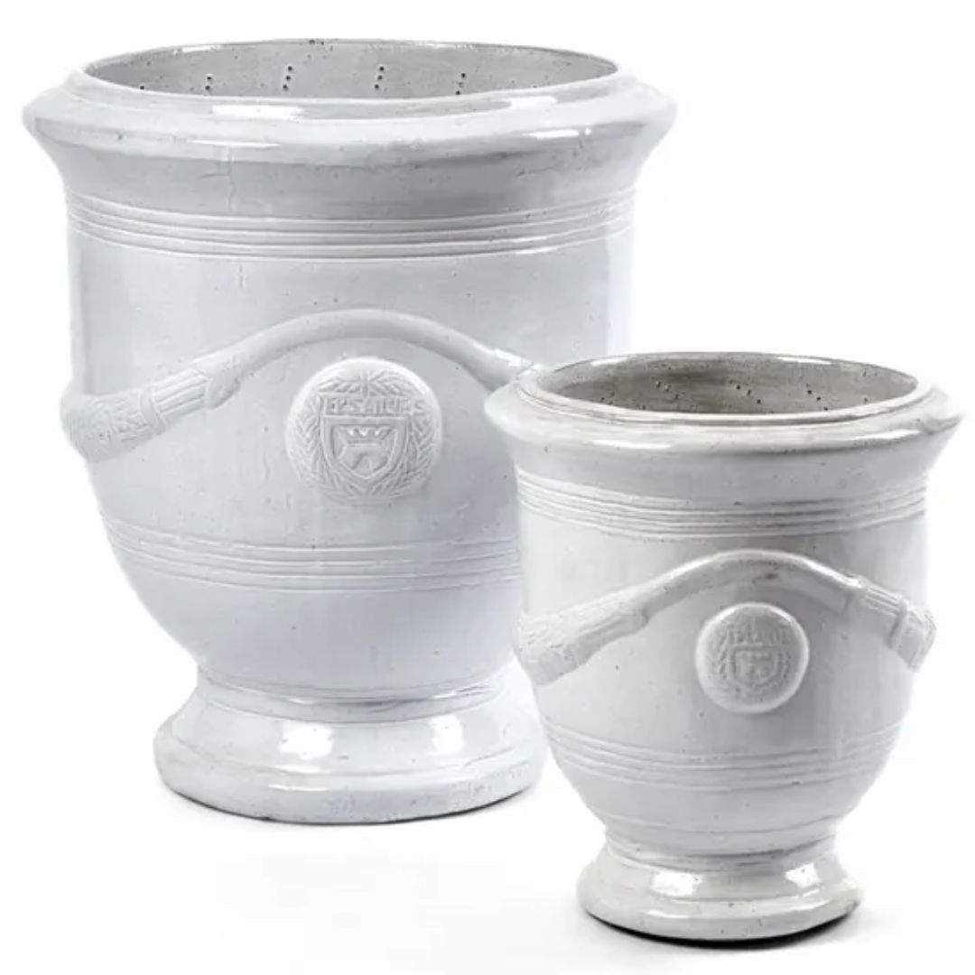 Anduze White Planter - Suzie Anderson Home