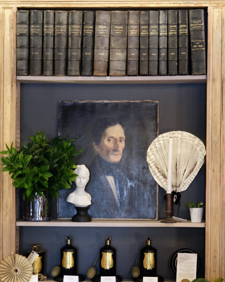 Antique French Oil Portrait | No 2 - Suzie Anderson Home