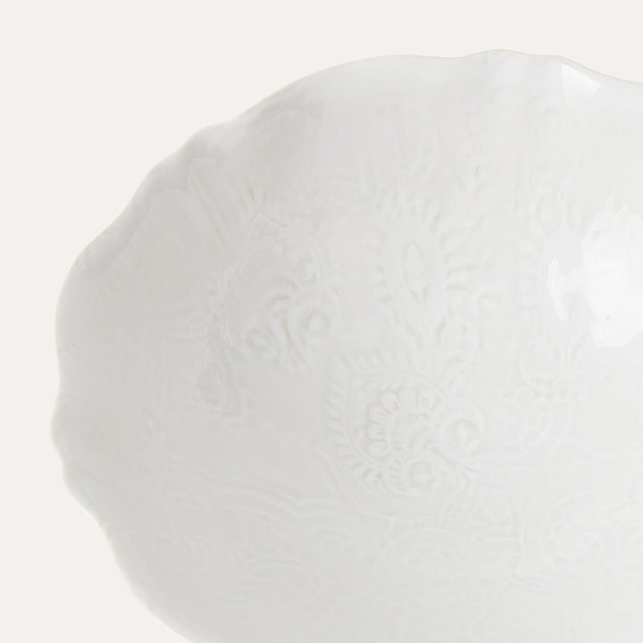 Arabesque Bowl | White - Suzie Anderson Home