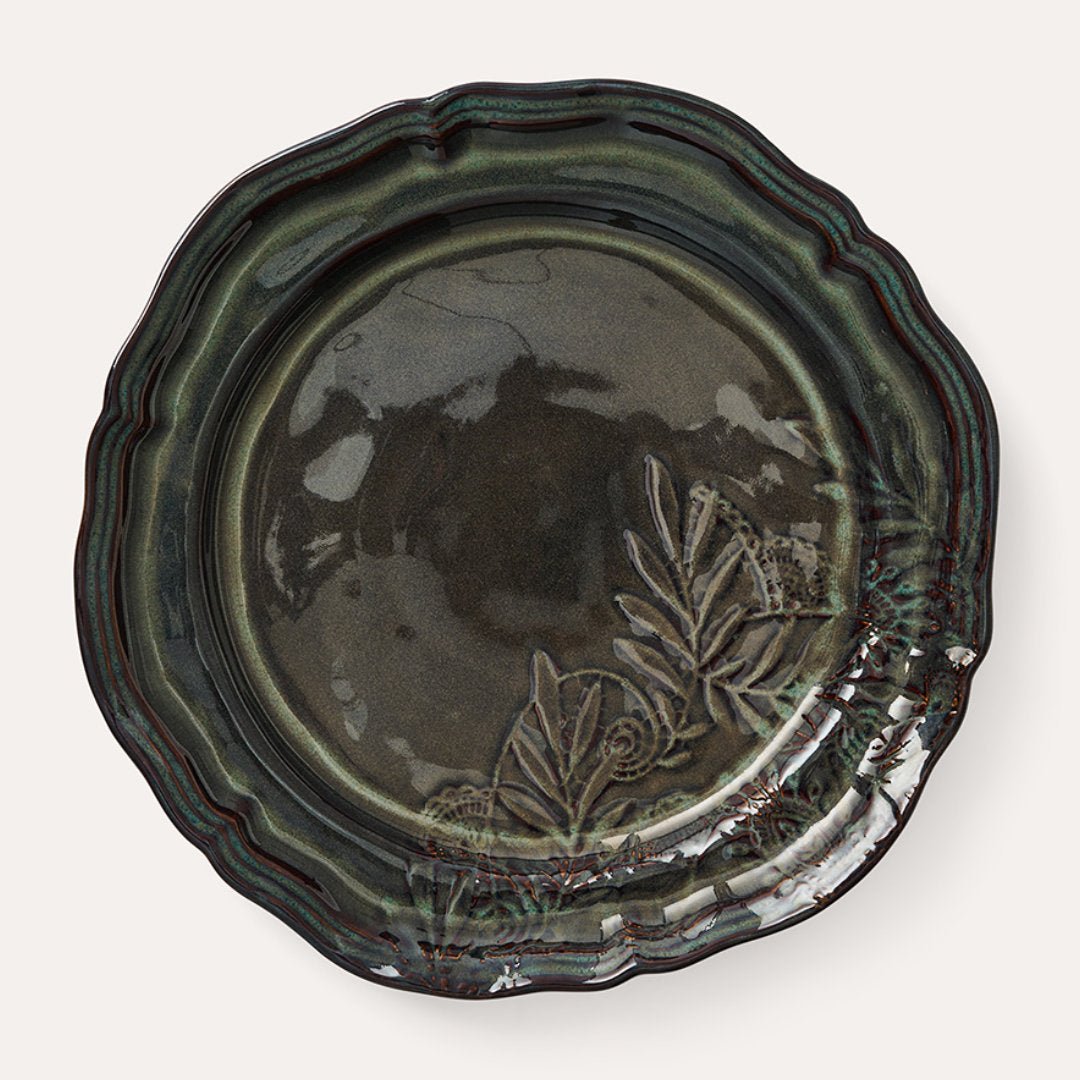 Arabesque Dinner Plate | Fig - Suzie Anderson Home