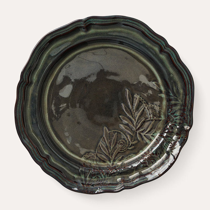 Arabesque Dinner Plate | Fig - Suzie Anderson Home