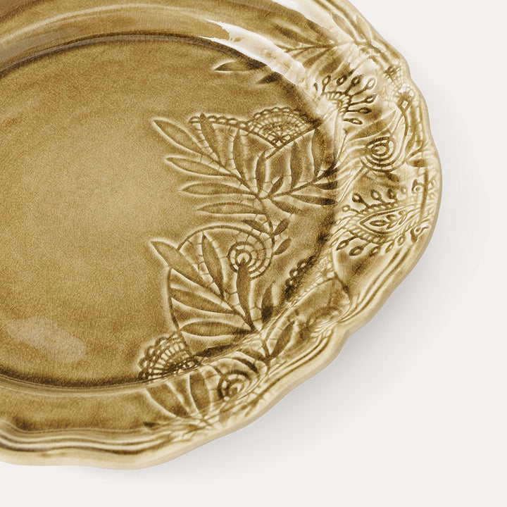 Arabesque Dinner Plate | Sand - Suzie Anderson Home