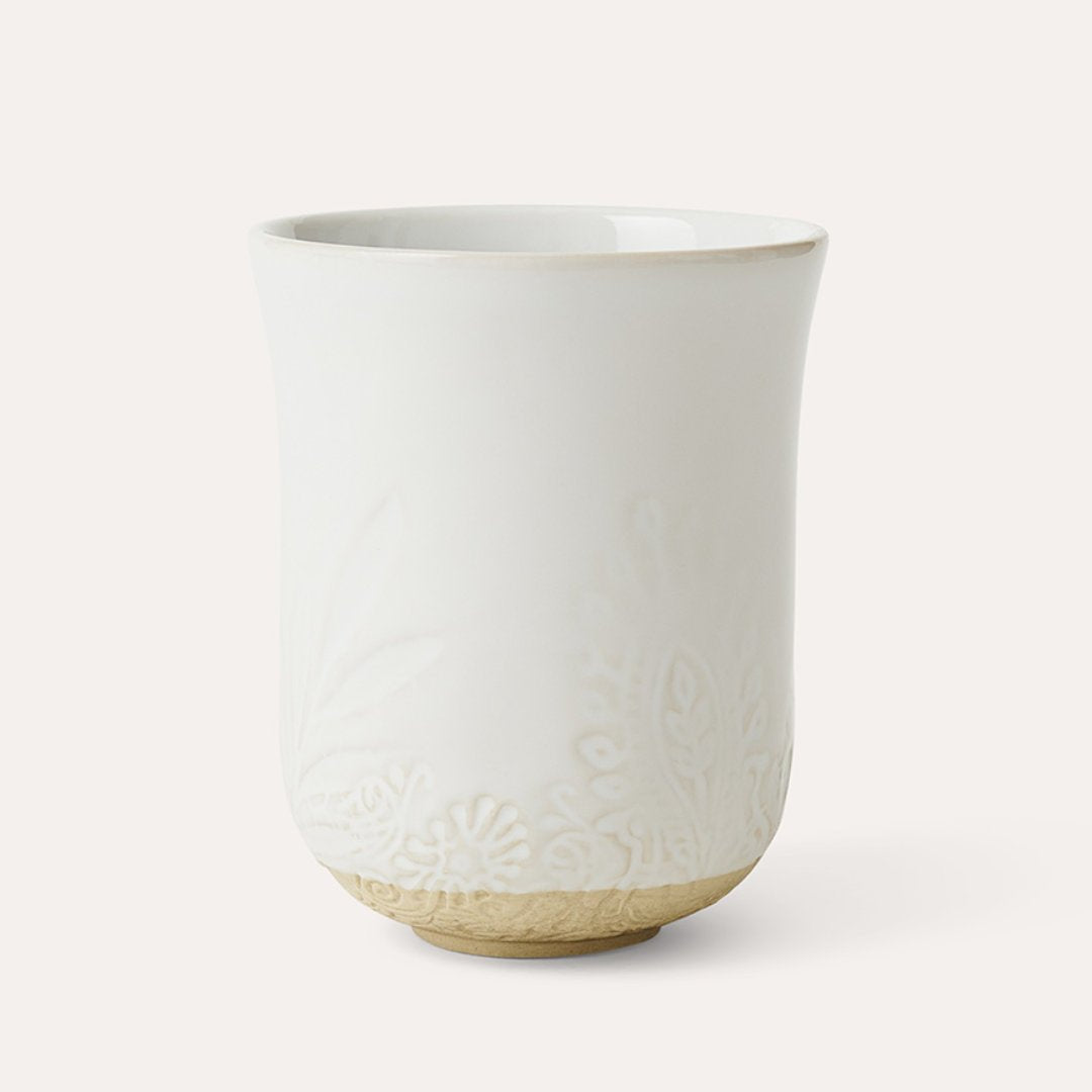 Arabesque Latte Cup | White - Suzie Anderson Home