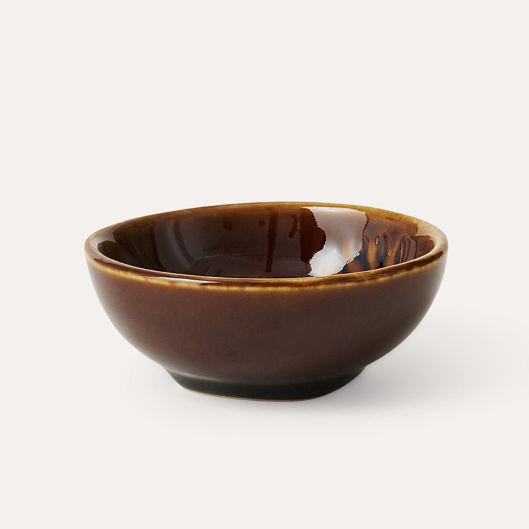 Arabesque Small Dip Bowl | Coffee - Suzie Anderson Home