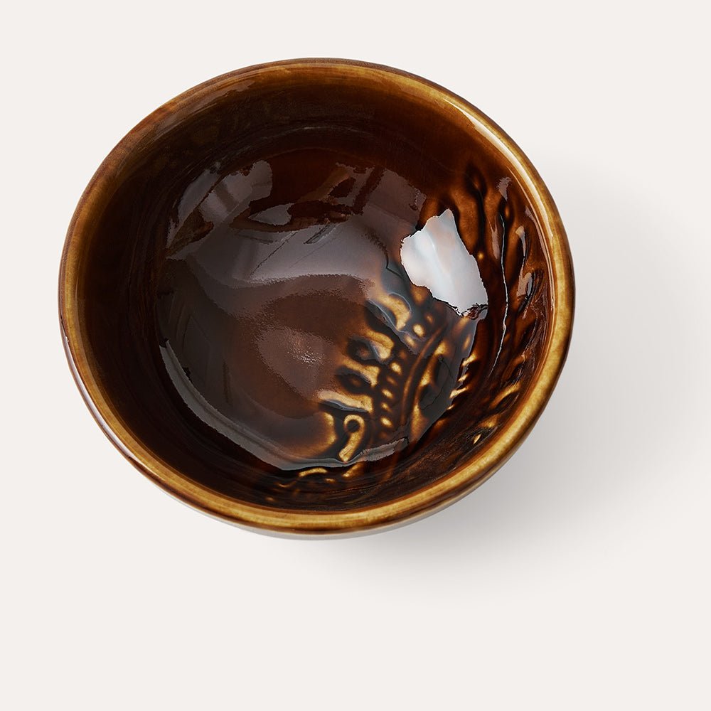 Arabesque Small Dip Bowl | Coffee - Suzie Anderson Home