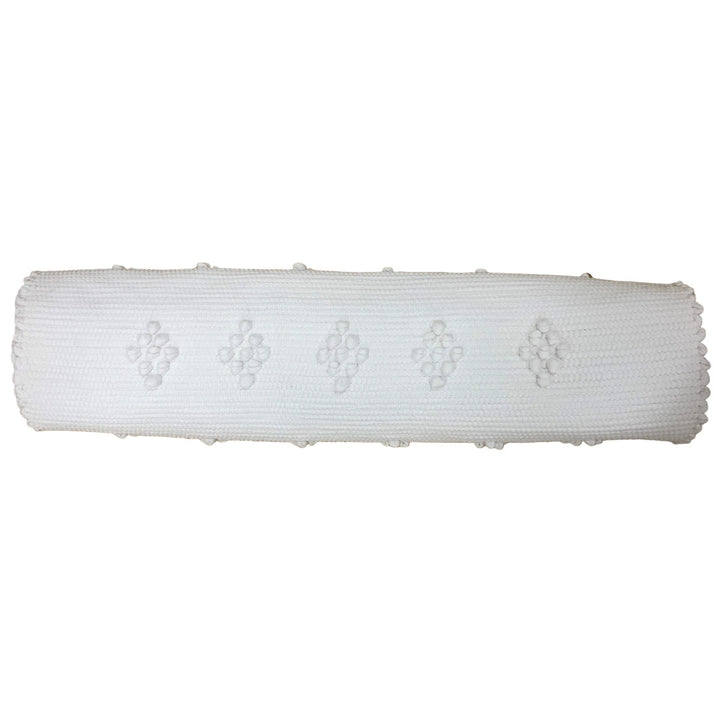 Spot Cotton Bathmat | White