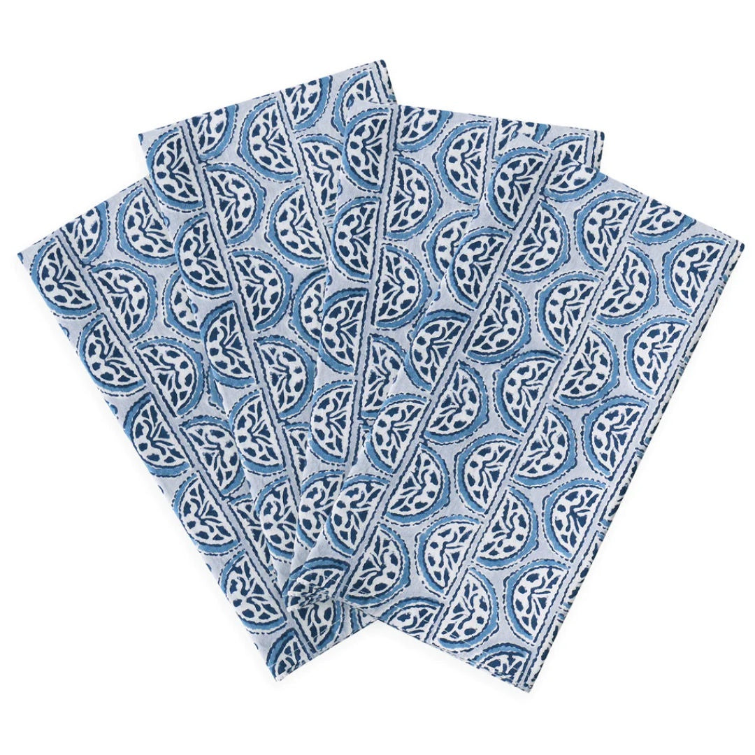 Burano Azure Napkins | Set of 4