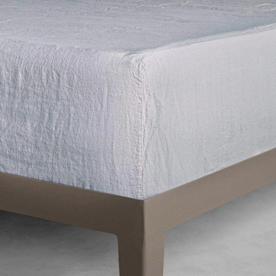 Basix Fitted Sheet | Fog - Suzie Anderson Home