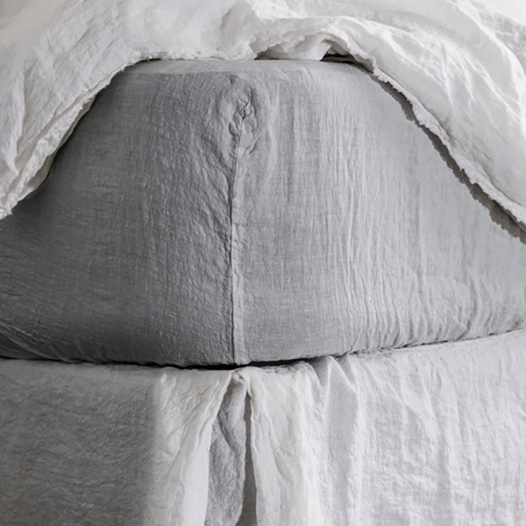 Basix Fitted Sheet | Fog - Suzie Anderson Home