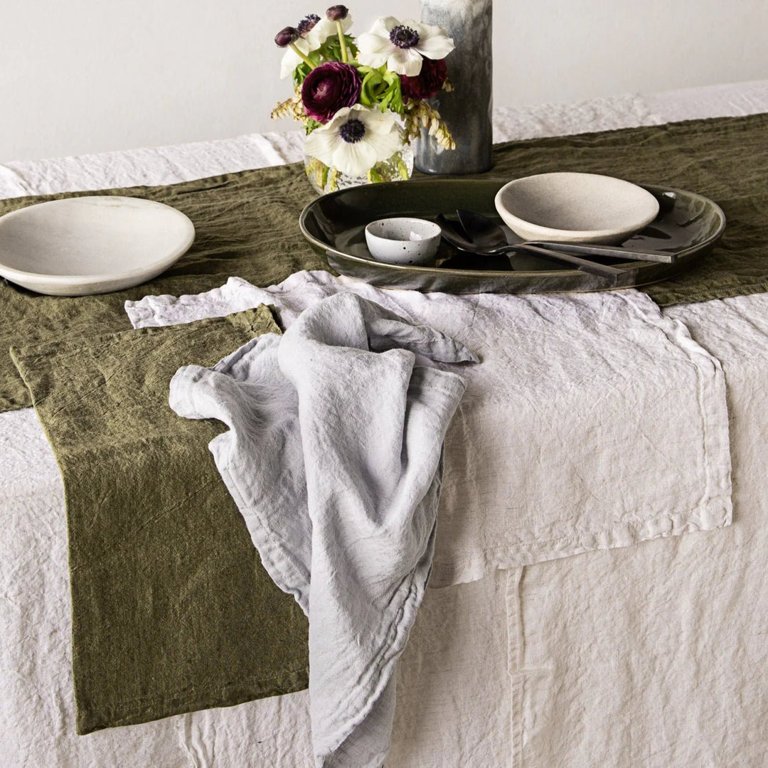 Basix Linen Napkin | Armee - Suzie Anderson Home