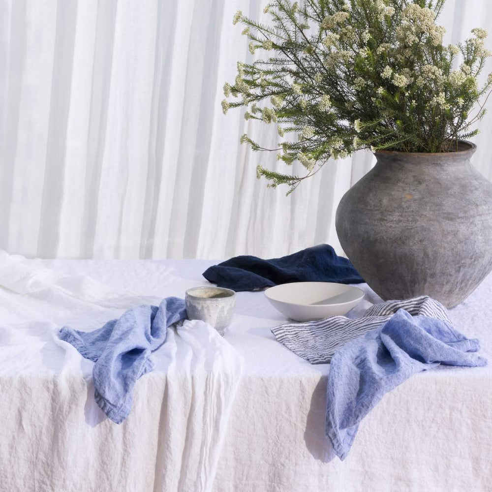 Basix Linen Napkin | Azzure - Suzie Anderson Home