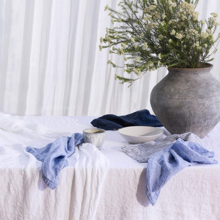 Basix Linen Napkin | Azzure - Suzie Anderson Home