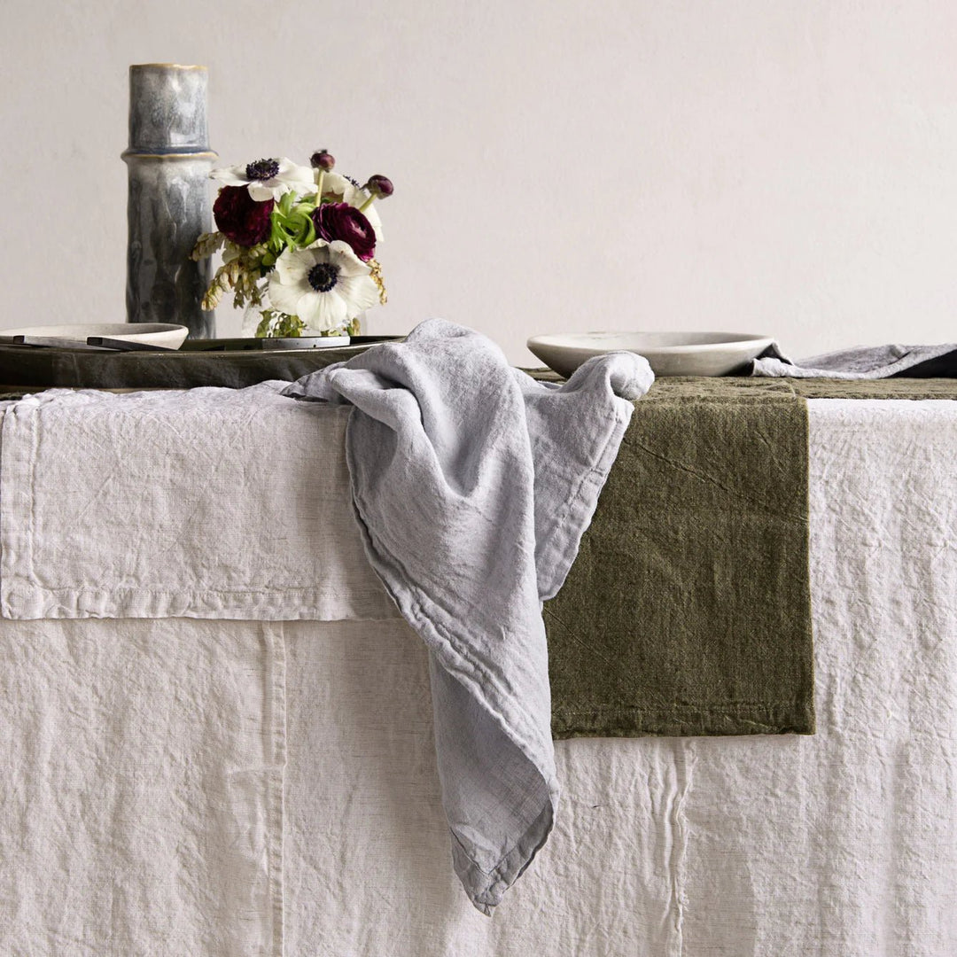 Basix Linen Napkin | Fog - Suzie Anderson Home