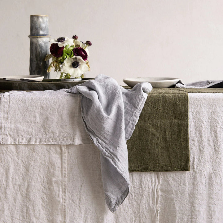 Basix Linen Napkin | Fog - Suzie Anderson Home