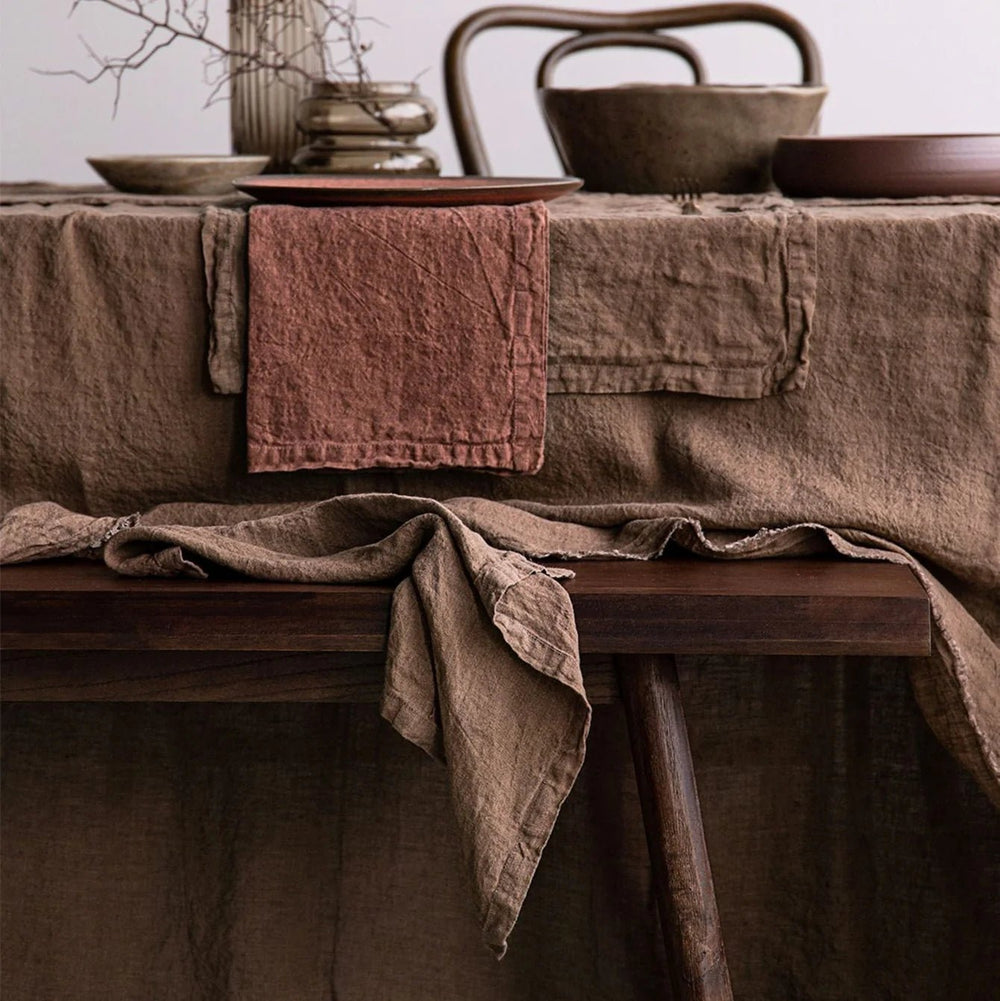 Basix Linen Napkin | Moro - Suzie Anderson Home