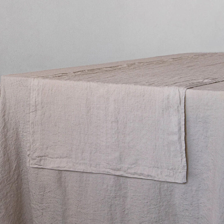 Basix Linen Runner | Sable - Suzie Anderson Home